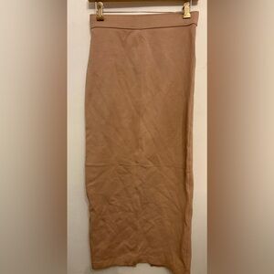Zara Tan Midi Skirt